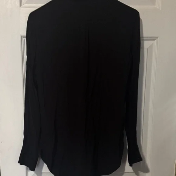 Zara Black Button Down Shirt - Picture 5 of 5